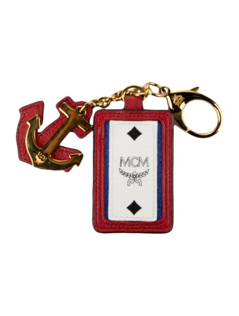 replica mcm keychain